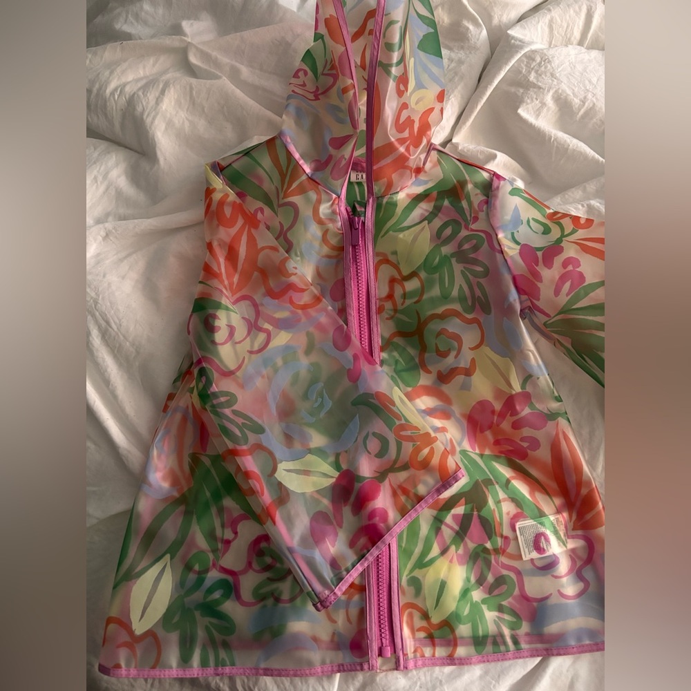 GAP Multicolor Floral Hooded Jacket